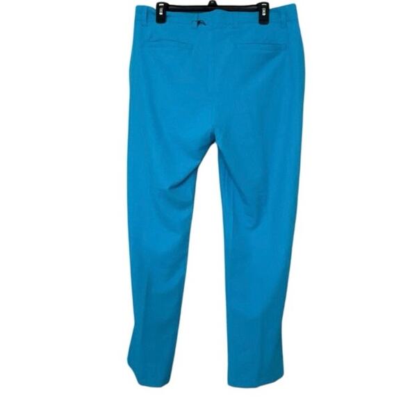 Matte Grey Wayfarer Golf Pants 34/30 Hawaiian Ocean Blue Performance Stretch New - Picture 2 of 11